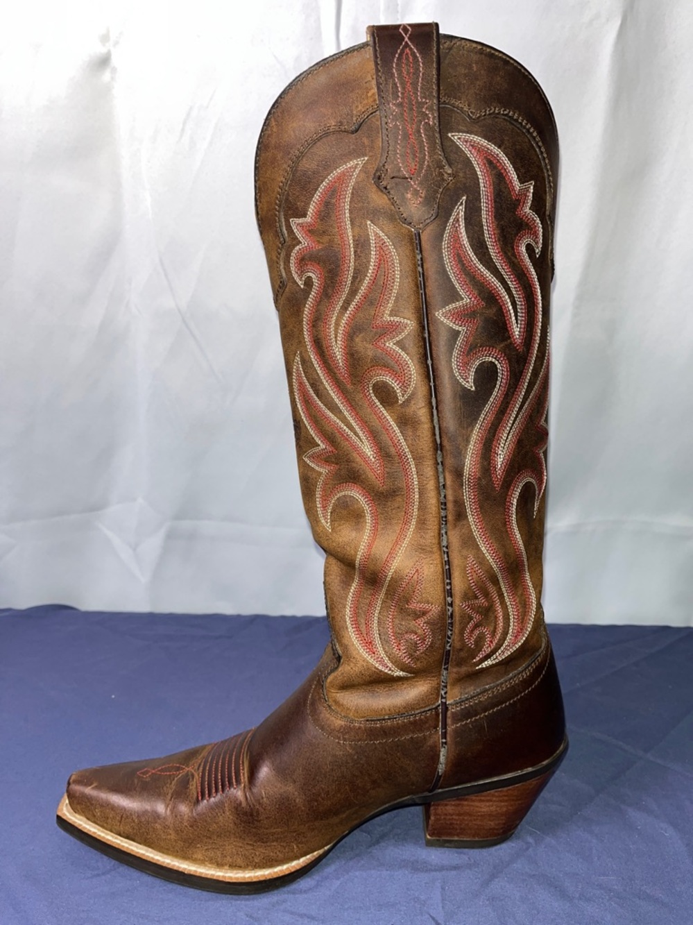 Ariat Heritage Women’s Brown Leather Western Boots - Picture 8 of 15